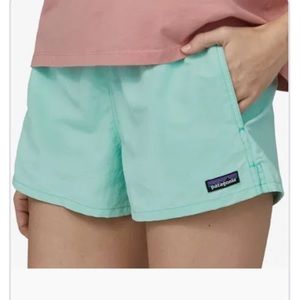 turquoise patagonia shorts